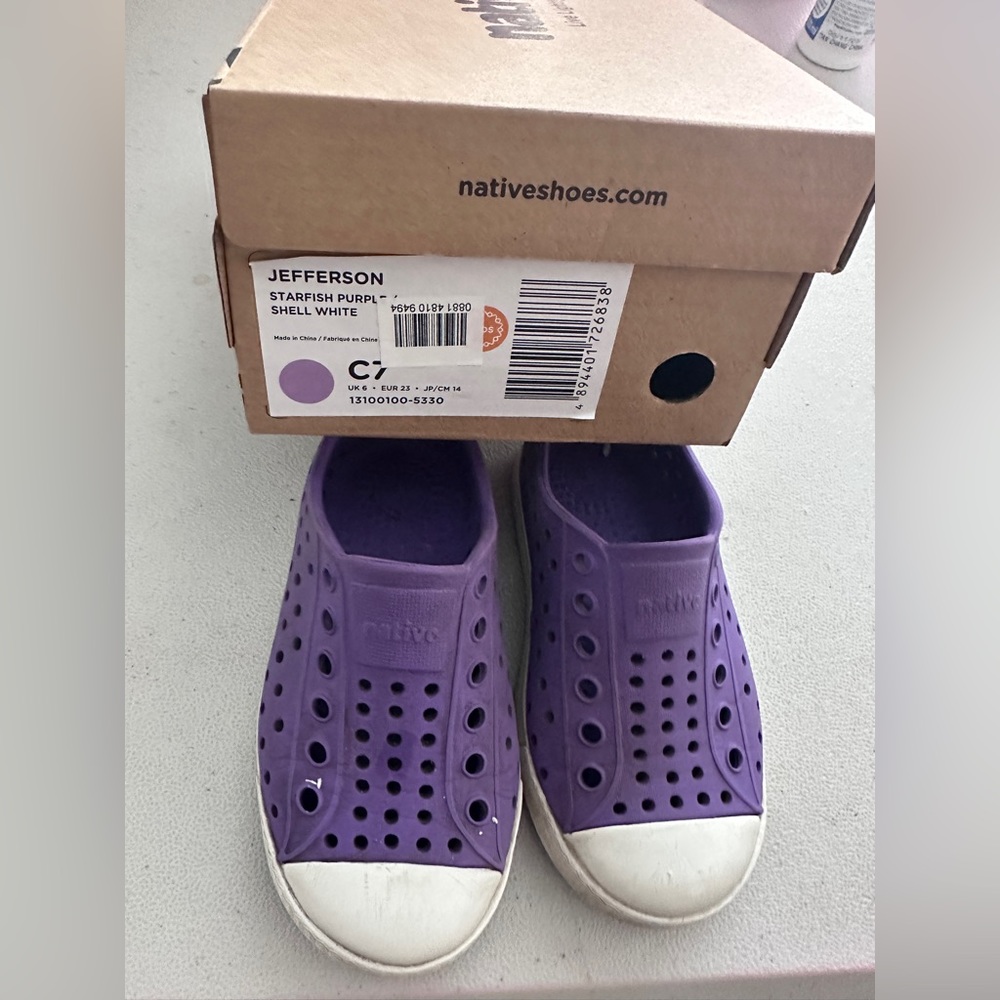 Native Jefferson purple toddler C7